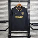 Barcelona 2020/21 Away Long Sleeves Retro Jersey