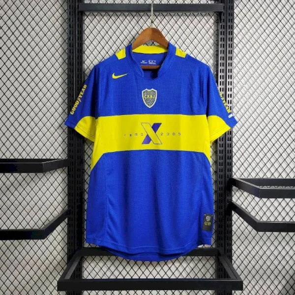 Boca Juniors 2005 100th Anniversary Edition Retro Jersey