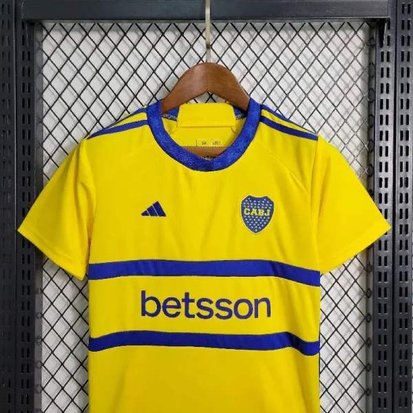 Boca Juniors 2023/24 Away Kids Jersey And Shorts Kit