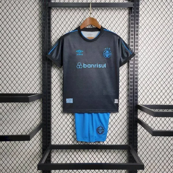 Gremio 2023/24 Third Kids Jersey And Shorts Kit