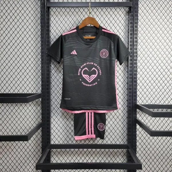 Inter Miami 2024/25 Away Kids Jersey And Shorts Kit