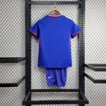 France 2024/25 Euro Home Kids Jersey And Shorts Kit