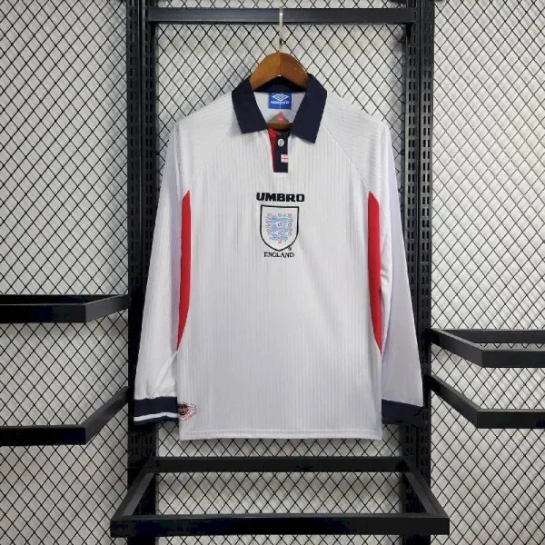 England 1998 Home Long Retro Jersey